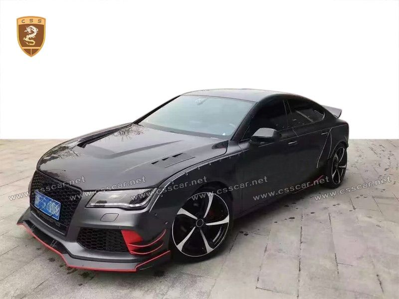 Audi RS7 ABT carbon fiber front lip body kits