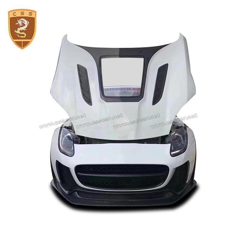 Jaguar FTYPE carbon fiber hood