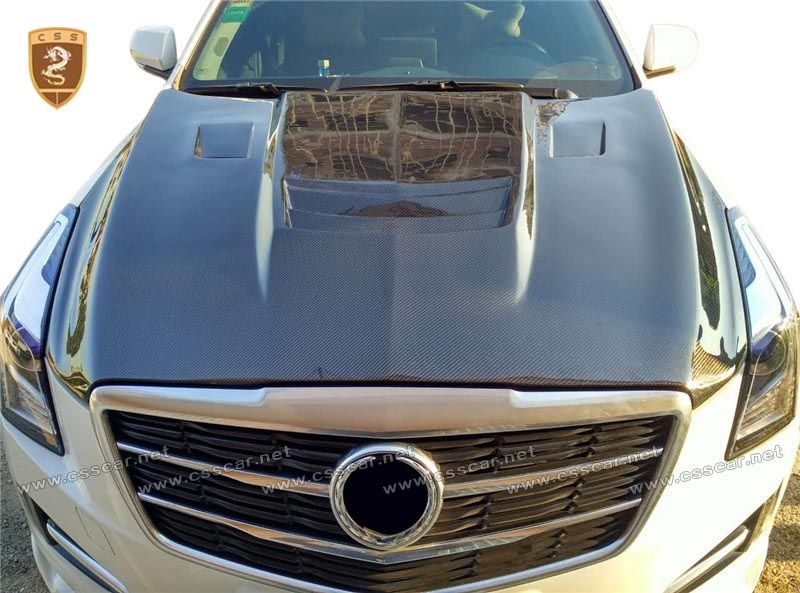 Cadillac ATS carbon fiber hood