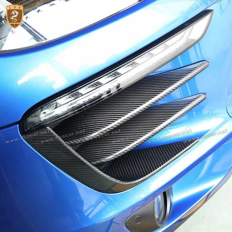 PORSCHE MACAN front bumper carbon fiber vents
