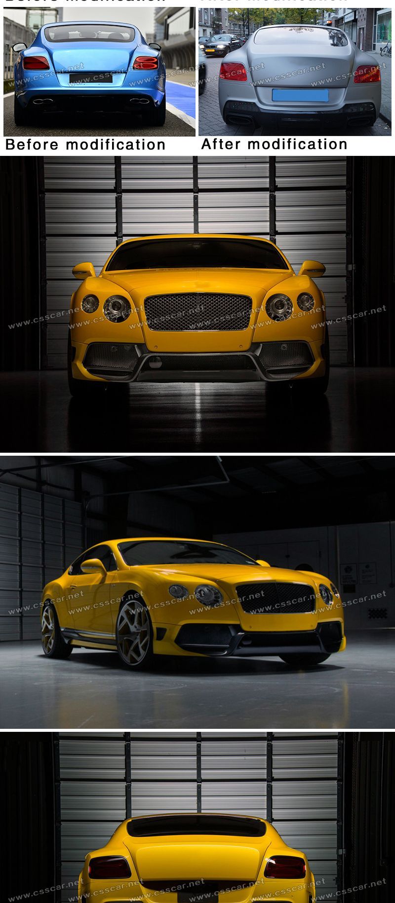 2012 2016 Bentley Continental Gt Vorsteiner Big Body Kits