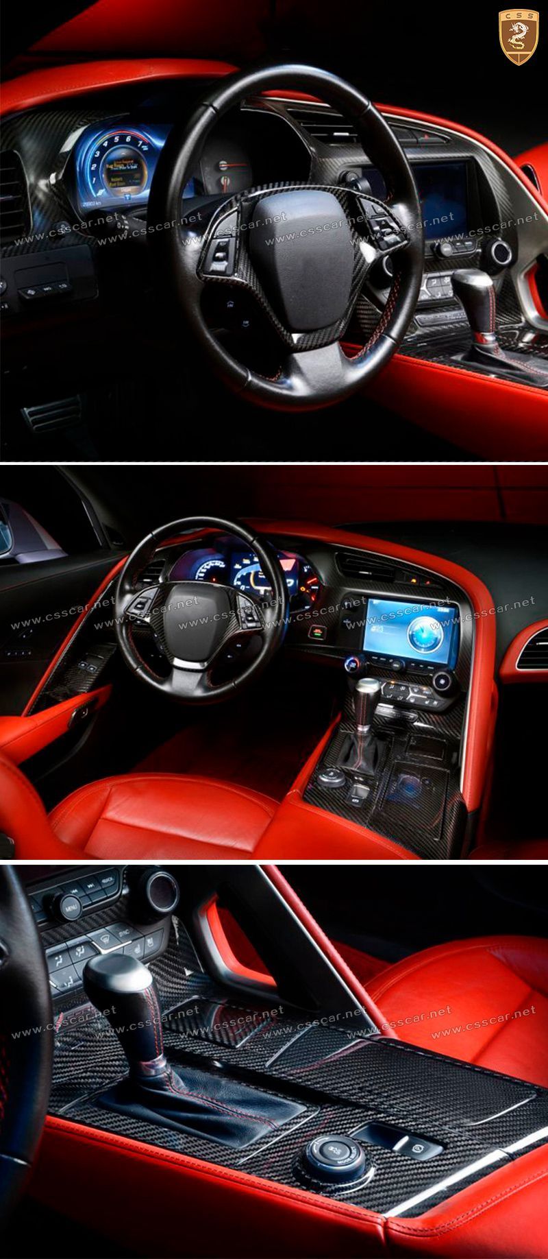 Chevrolet Corvette C7 Carbon Fiber Interior
