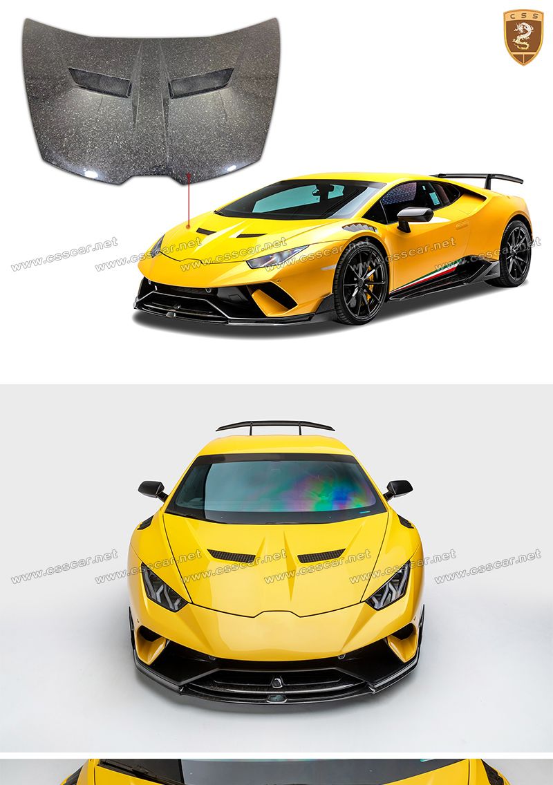 huracan LP610 LP580 vorsteiner carbon fiber hood