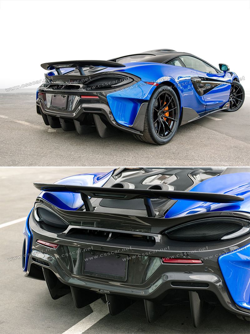 McLaren 600LT OEM carbon fiber rear bumper