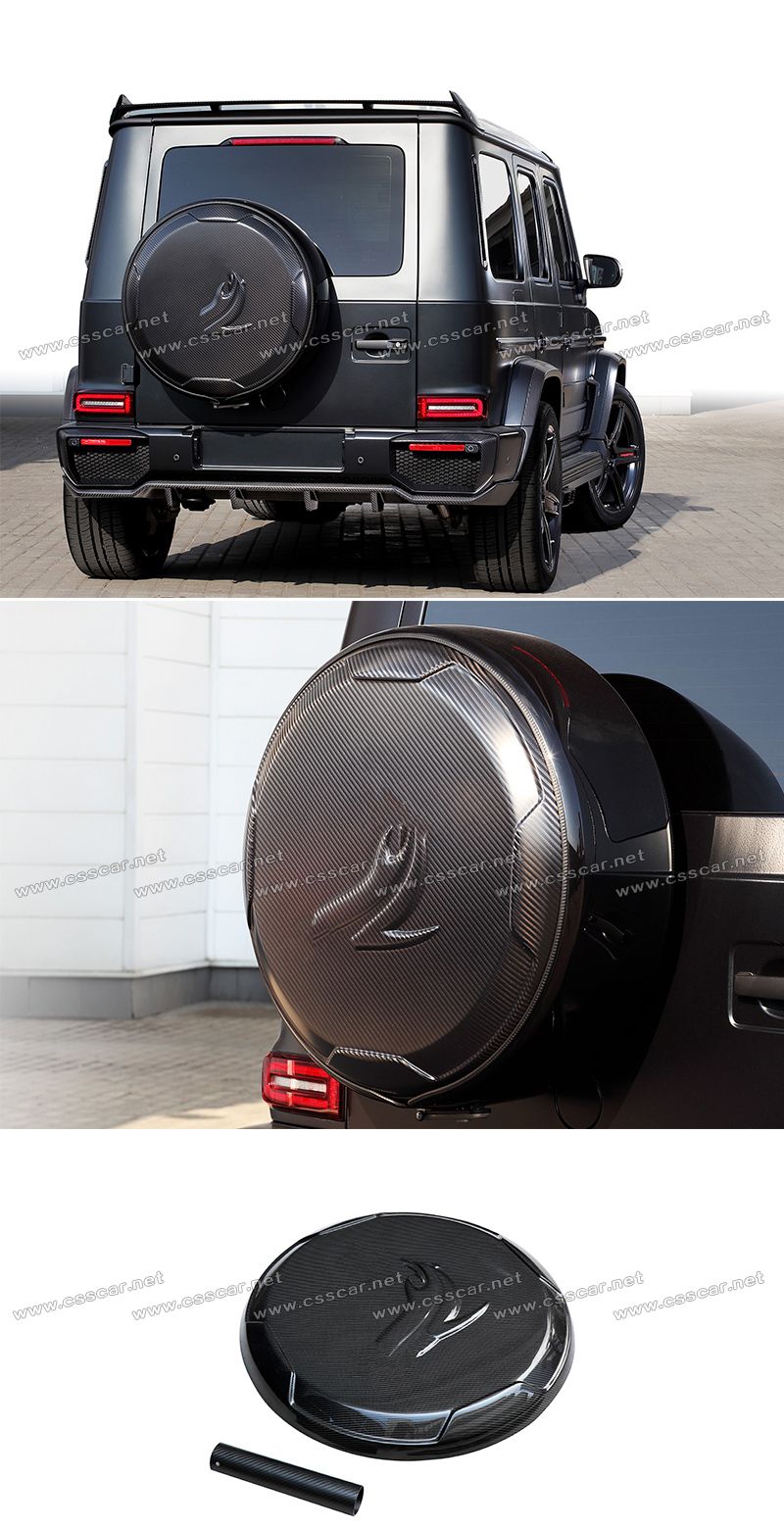 Benz G class W464 topcar carbon fiber spare tire cover