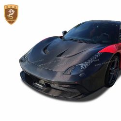 Ferrari 458 Black Sails carbon fiber hood