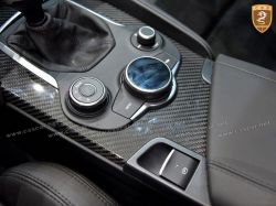 Toyota Alphard romeo Giulia carbon fiber interior