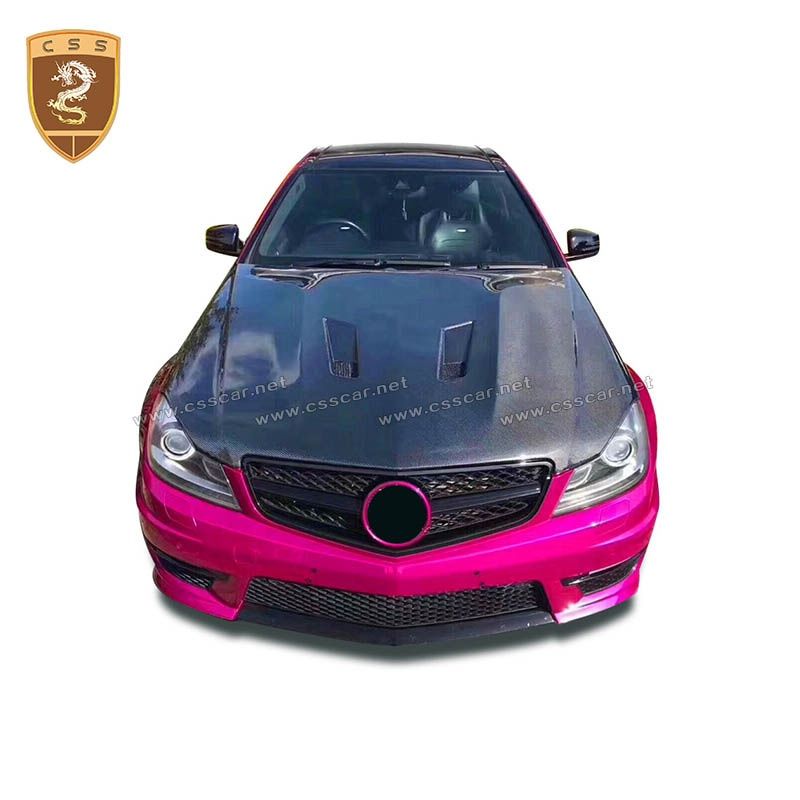 Benz C class W204 AMG(507) carbon fiber hood