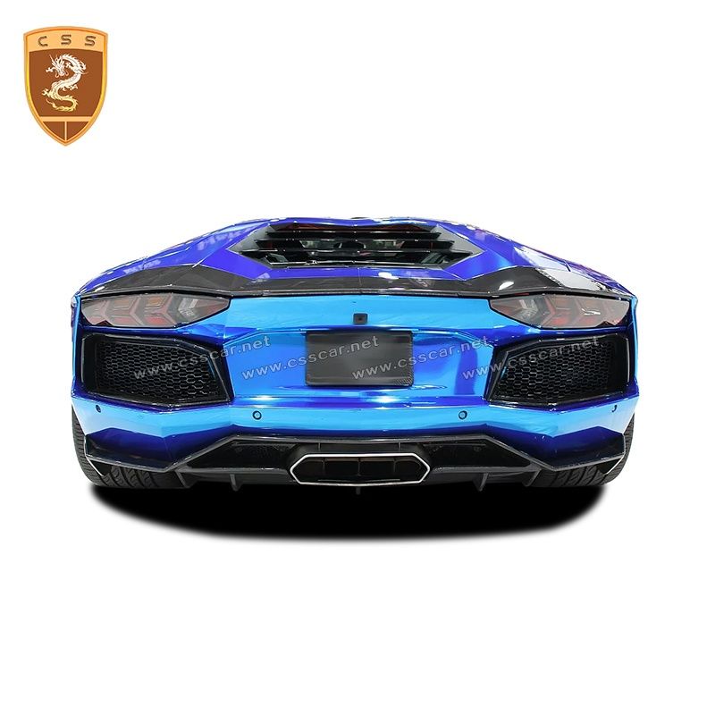 Lamborghini Aventador LP700 carbon fiber OEM rear lip