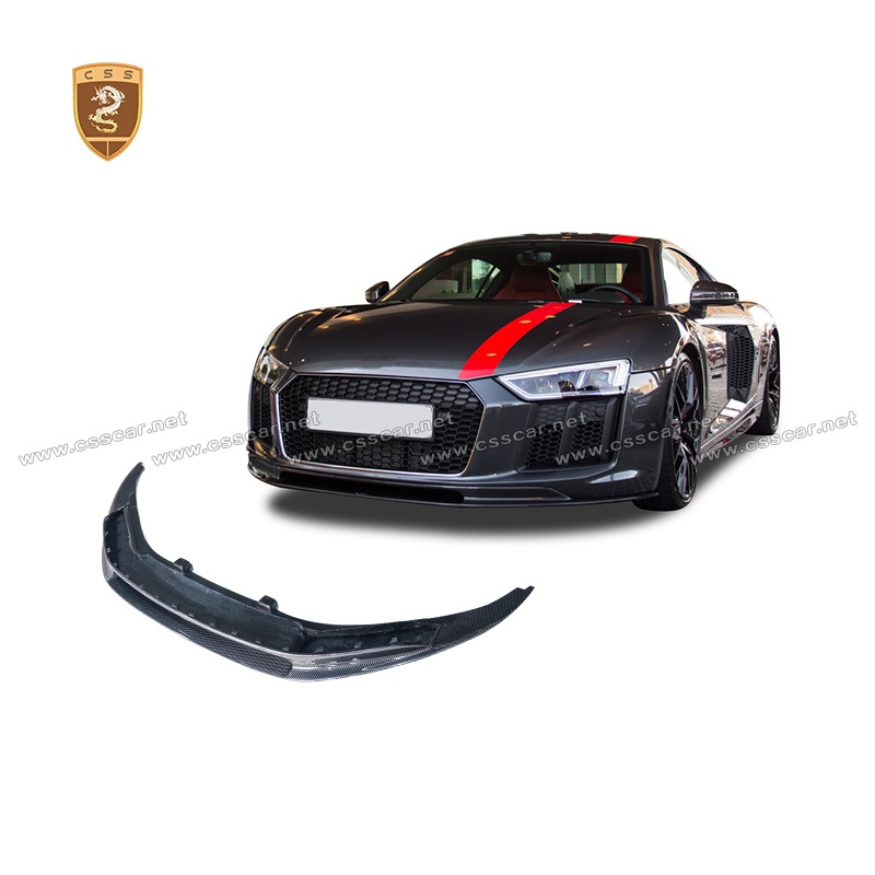 New Audi R8 modified Vorsteiner carbon fiber front lip