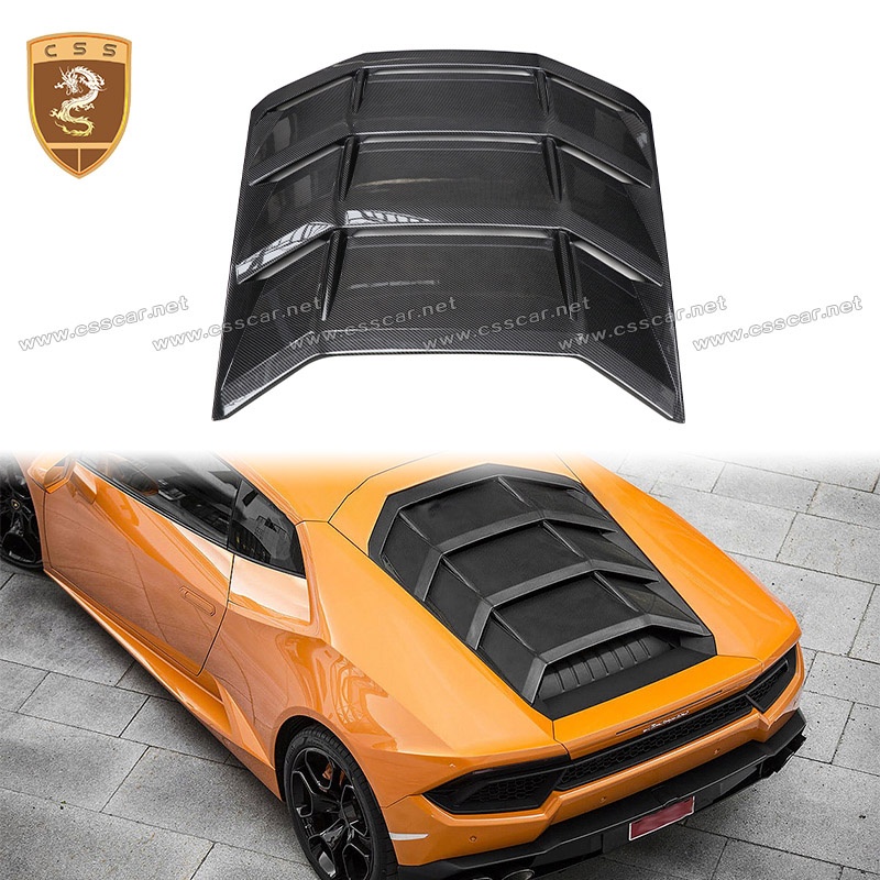 Lamborghini huracan dry carbon fiber tailcap OEM