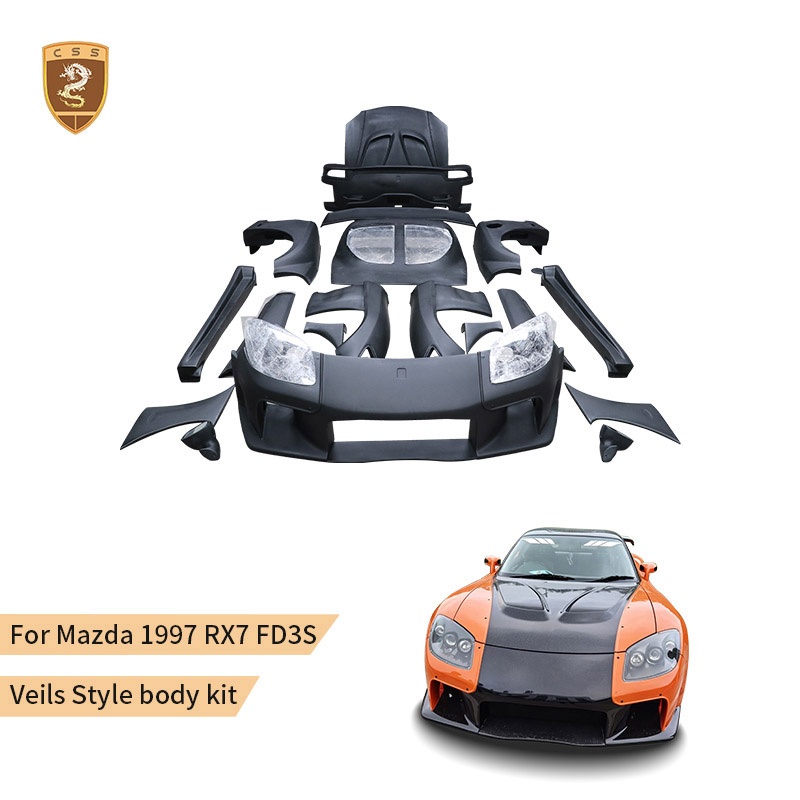 MAZ004 For Mazda 1997 RX7 FD3S Veils Style body kit