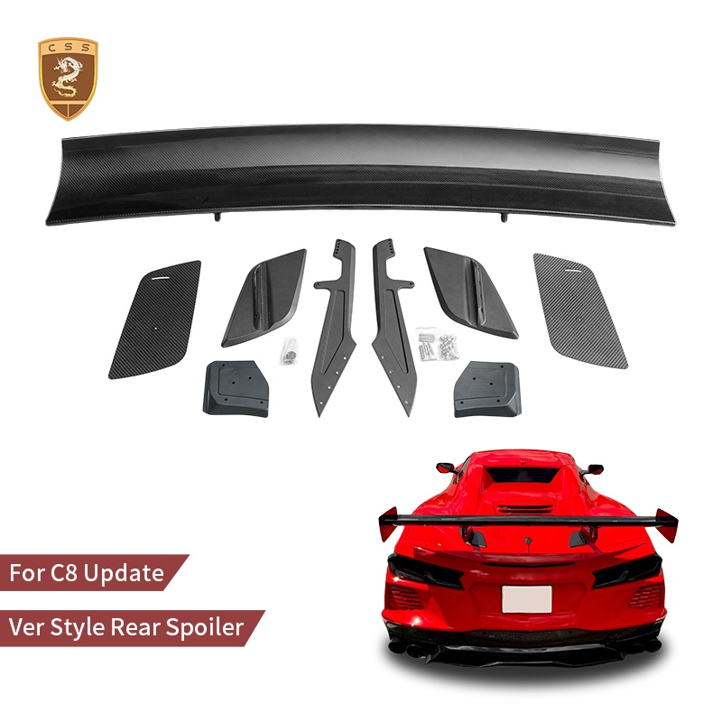 COR017-1 For Chevrolet Corvette C8 verus style Rear Spoiler