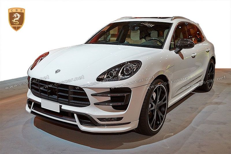 PORSCHE macan TECHART front lip CF+FRP body kits