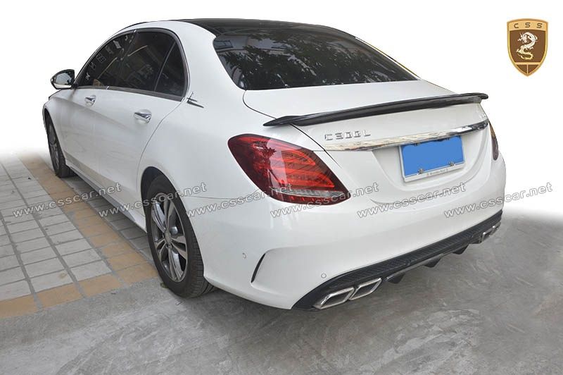 2016 Benz C W205 carlsson spoiler CF body kits