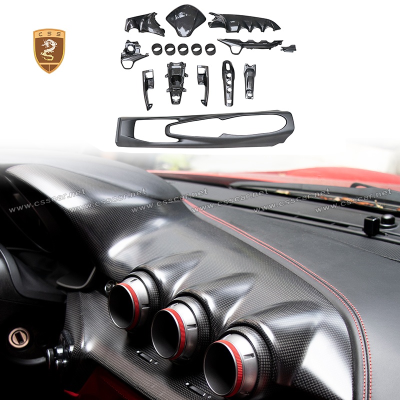 Ferrari F12-carbon fiber air conditioning port, trim panel