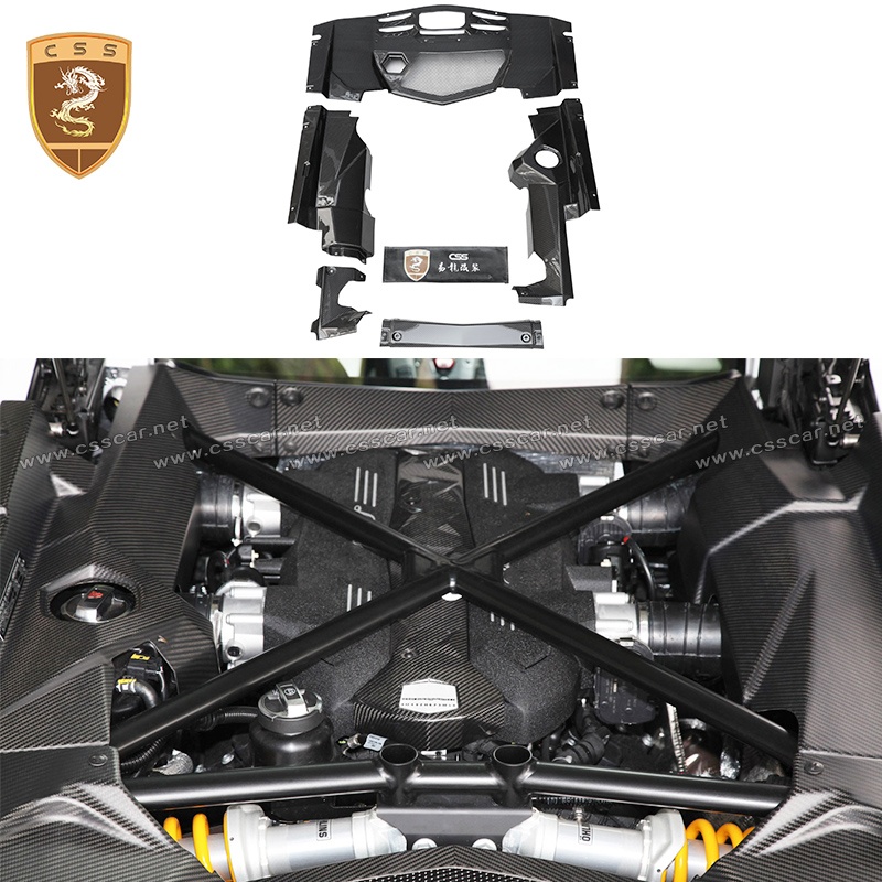 Lamborghini Aventador LP700 carbon fiber engine interior