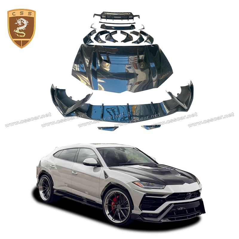 urus modified vorsteiner carbon fiber body kit hood