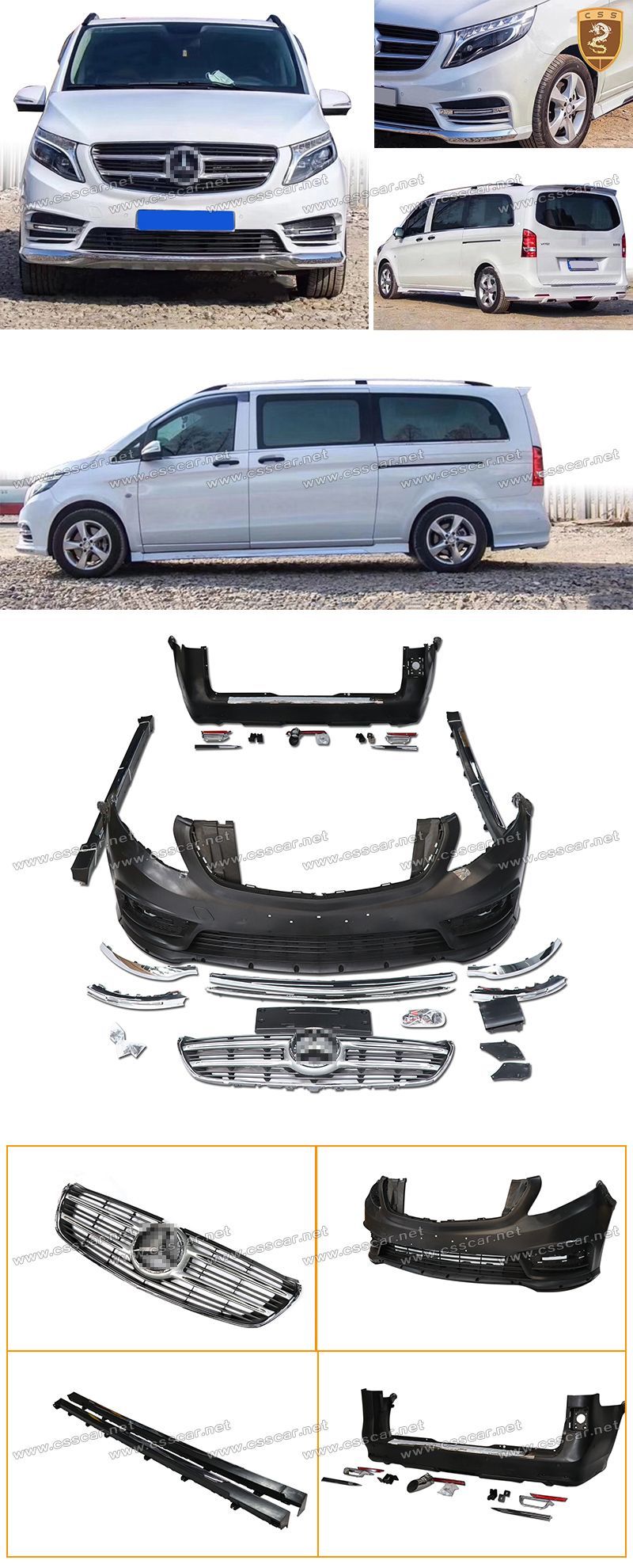 Benz Vito CSS body kit