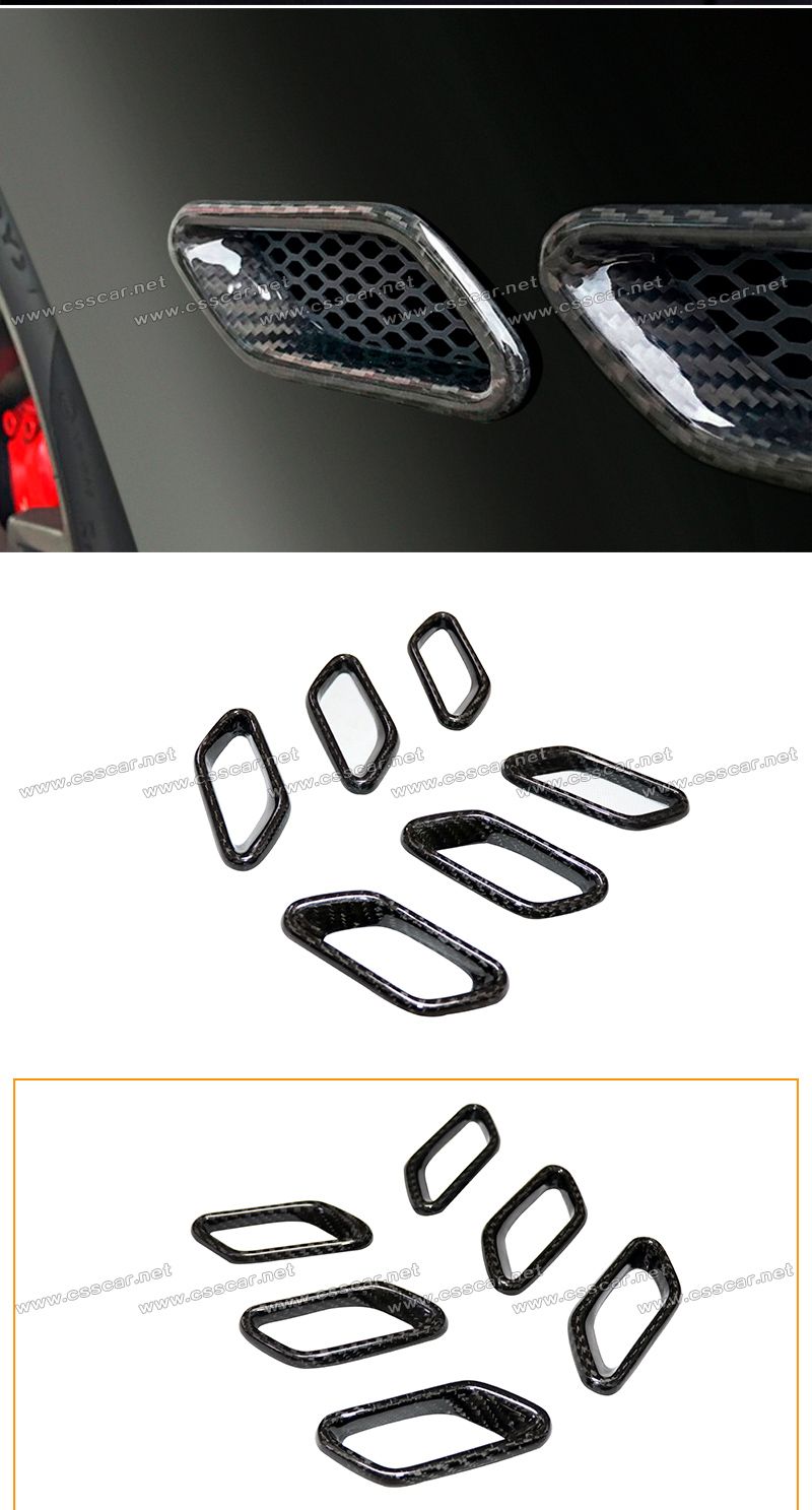 Maserati GT GTS GC Carbon Fiber fenders Side vents