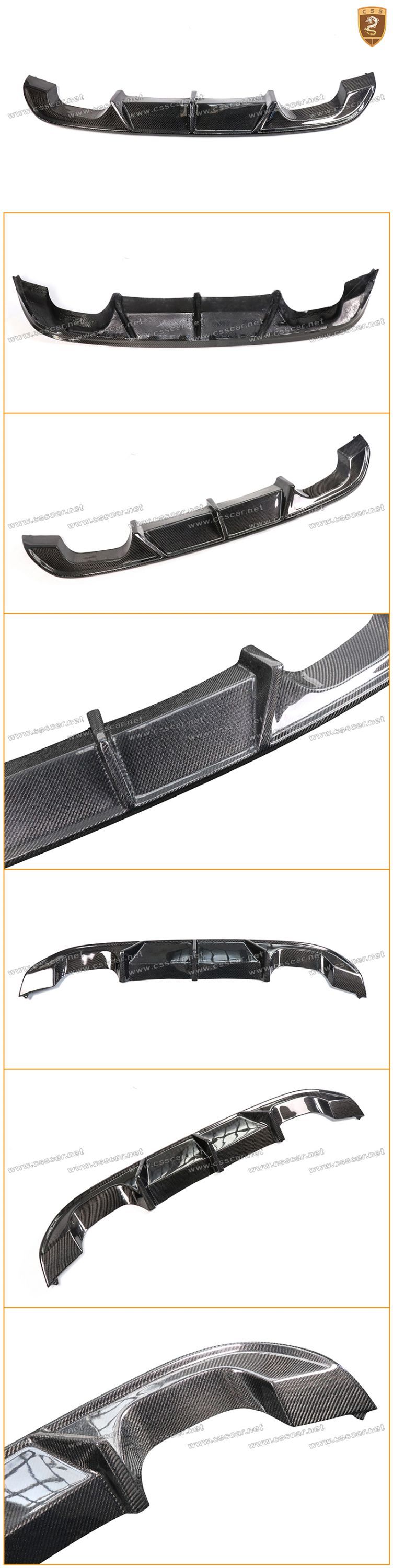 Volkswagen Golf 7R carbon fiber rear lip