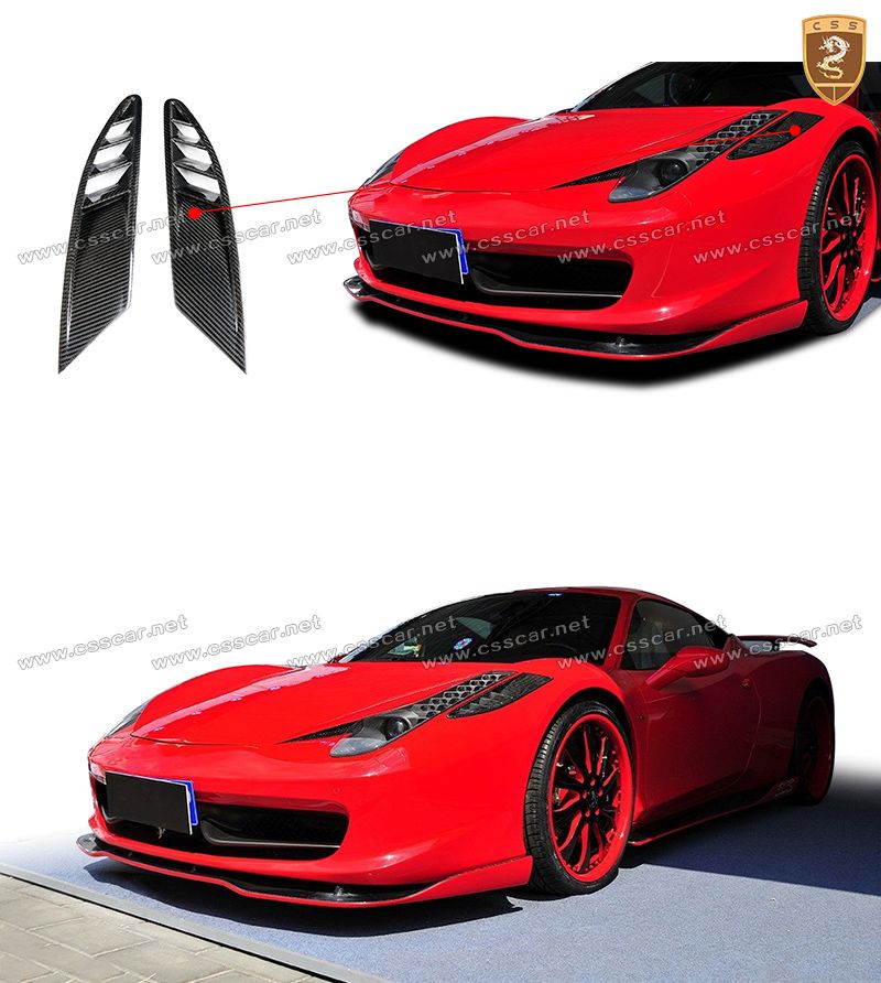Ferrari 458 Speciale - Carbon Fiber Front Fins