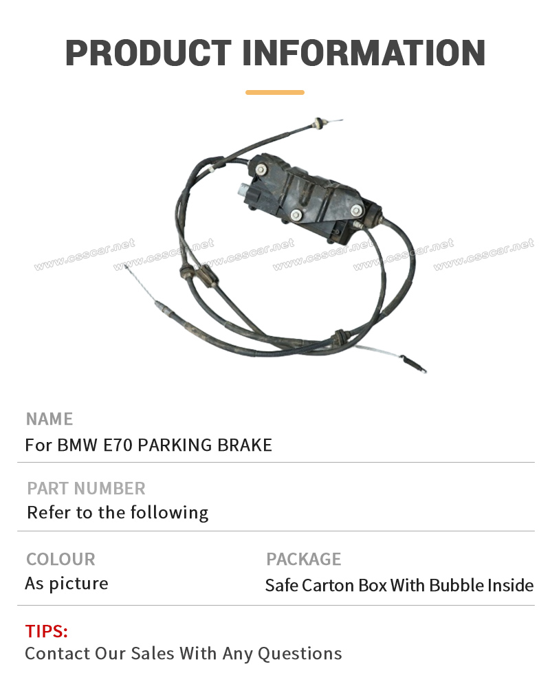 For BMW E70 PARKING BRAKE
