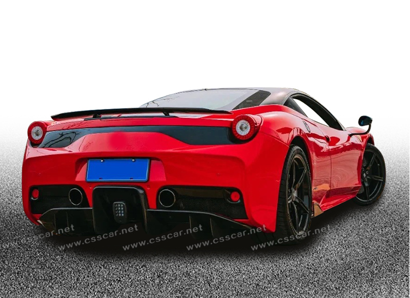 For Ferrari 458 NOV style Rear spoiler
