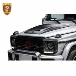 Benz G class W463 G500 G63 G65 carbon fiber light cover