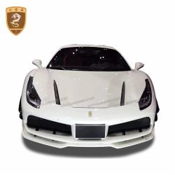 Ferrari 488 GTB ROWEN carbon fiber front lip