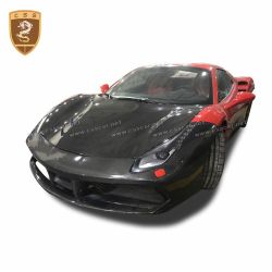 Ferrari F488 GBT OEM carbon fiber hood