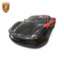 Ferrari F488 GBT OEM carbon fiber front bumper