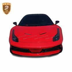 Ferrari 458 Black Sails carbon fiber hood