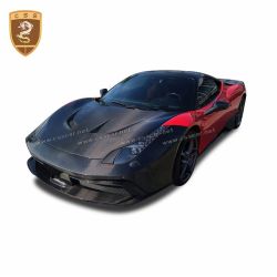 Ferrari 458 Black Sails carbon fiber hood