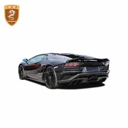 Lamborghini Aventador LP740  carbon fiber OEM rear lip