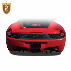 Ferrari 458 carbon fiber rear bumper  patch