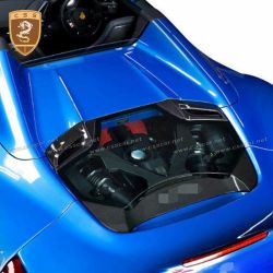 Ferrari 488 GTB carbon fiber glass trunk cover