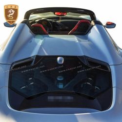 Ferrari 488 GTB carbon fiber glass trunk cover