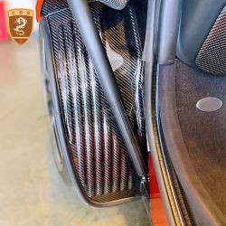 McLaren MP4 650s carbon fiber inside fenders lining