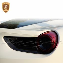 Ferrari 488 carbon fiber capristo style rear lights cover