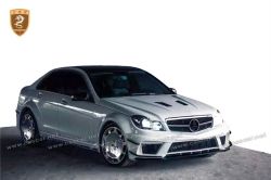 Benz C four doors black-series body kits