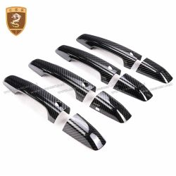 2014 up LAND ROVER carbon fiber door handle with four smart keyholes for Discoverer4 5 Evoque Freelander Range rover