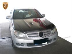 Benz C W204 MISHA carbon fiber hood