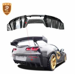 Chevrolet Corvette C7 carbon fiber rear lip