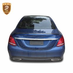 Benz C class W205 4 doors carbon fiber spoiler