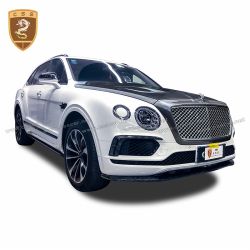 Bentayga W12 6.0T First Edition carbon body kit with mansory hood and main grille