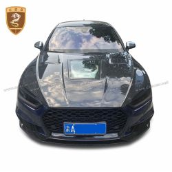 2019-2020 AUDI A5 S5 carbon fiber glass hood