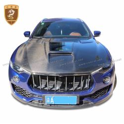 Maserati levante mansory glass carbon fiber hood