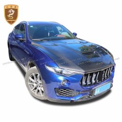 Maserati levante mansory glass carbon fiber hood