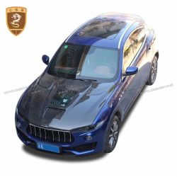 Maserati levante mansory glass carbon fiber hood